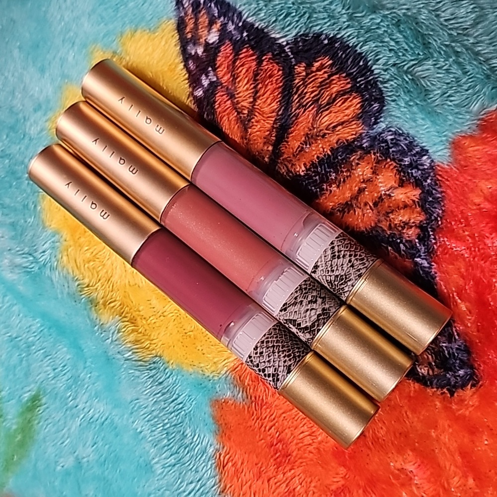 Mally high shine liquid lipstick set of 3